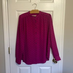 Loft button-up blouse